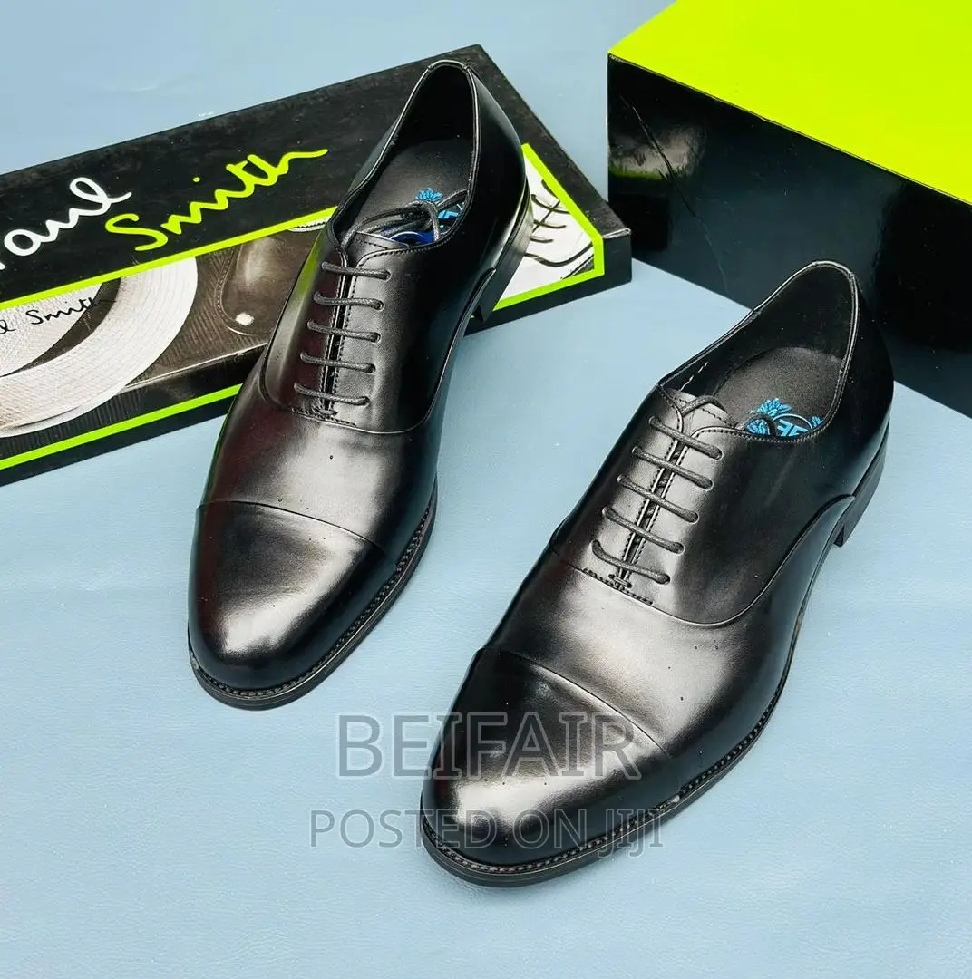 Men's Original Leather Shoes | Viatu Vya Ngozi Vya Kiume