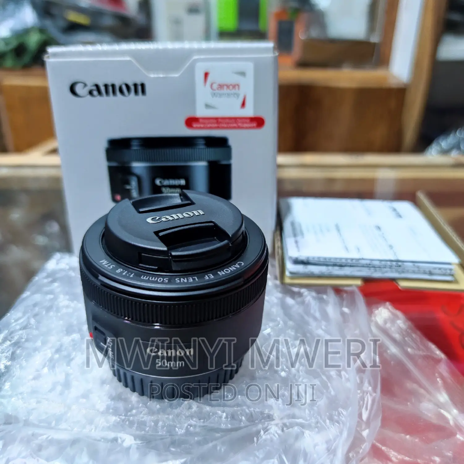 Canon EF 50mm F/1.8 STM Lens.