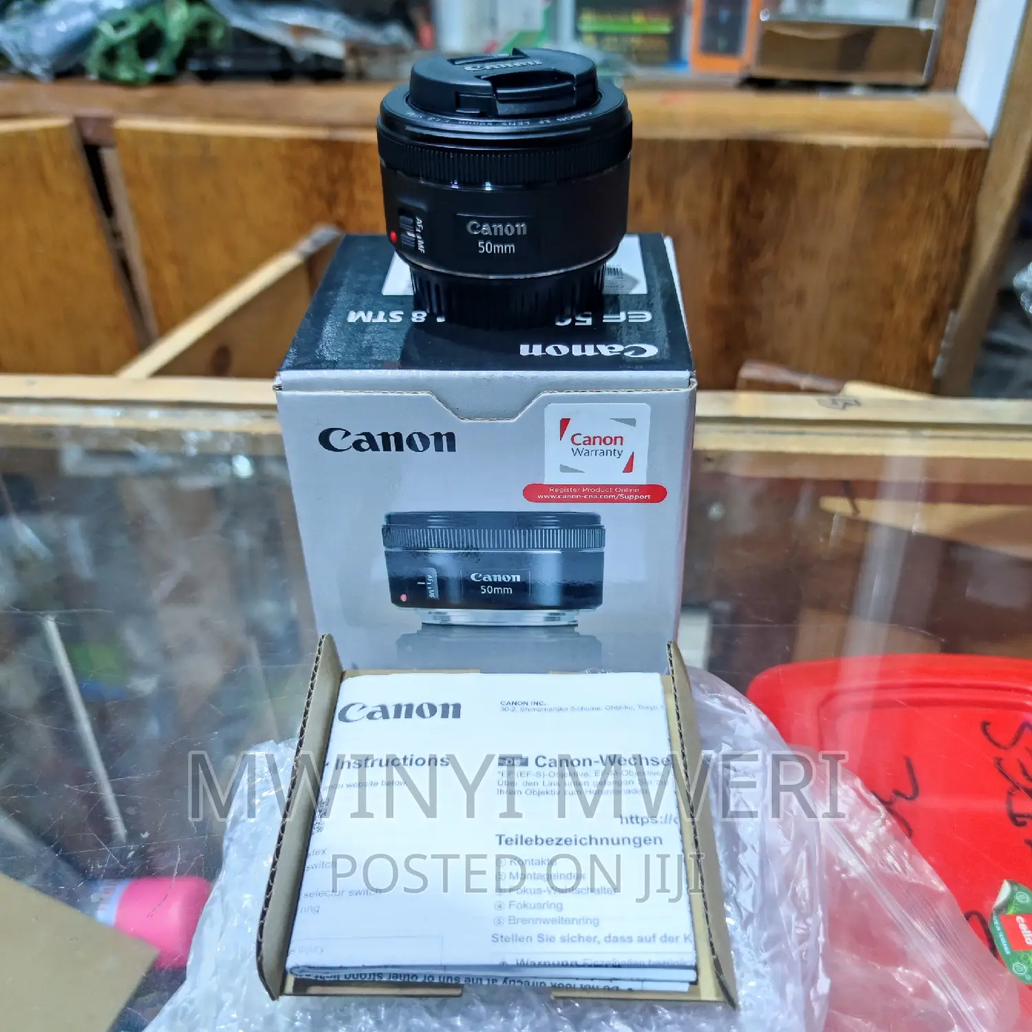 Canon EF 50mm F/1.8 STM Lens.