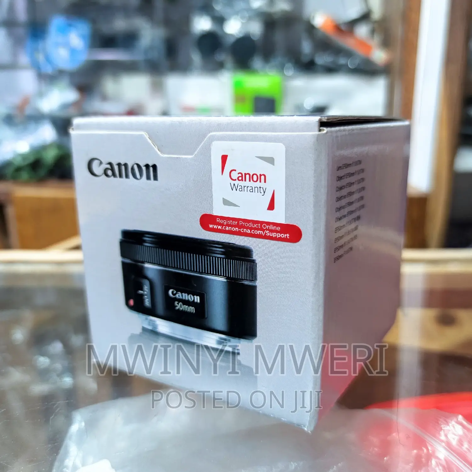 Canon EF 50mm F/1.8 STM Lens.