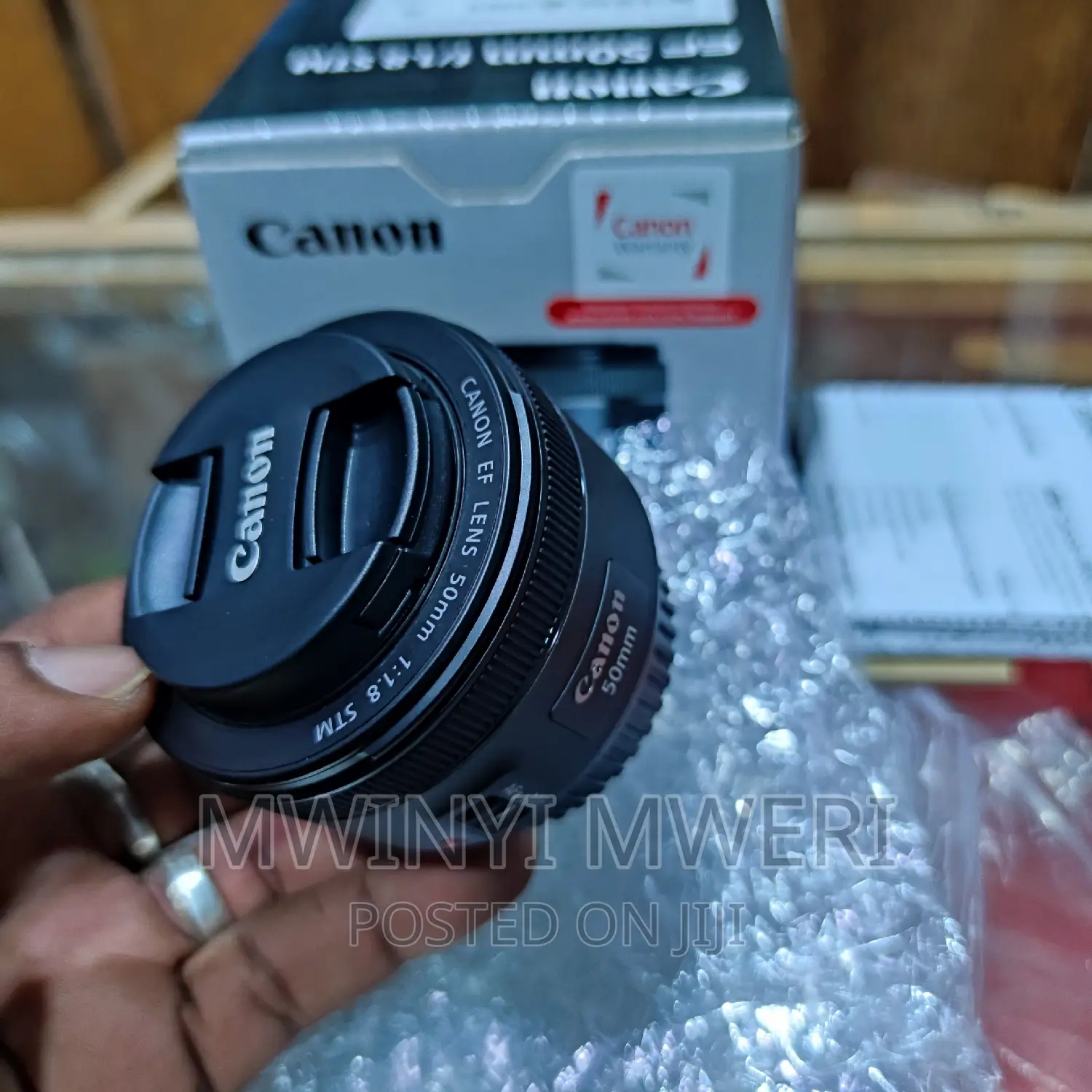 Canon EF 50mm F/1.8 STM Lens.