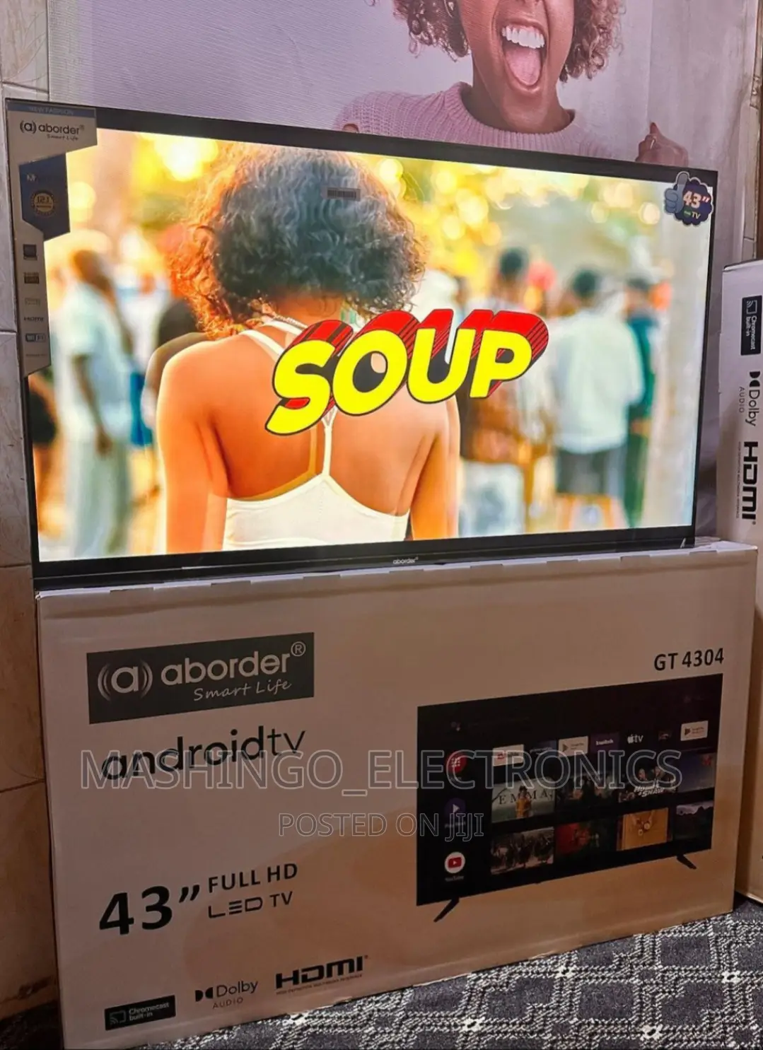Aborder Smart Android Tv 43inch
