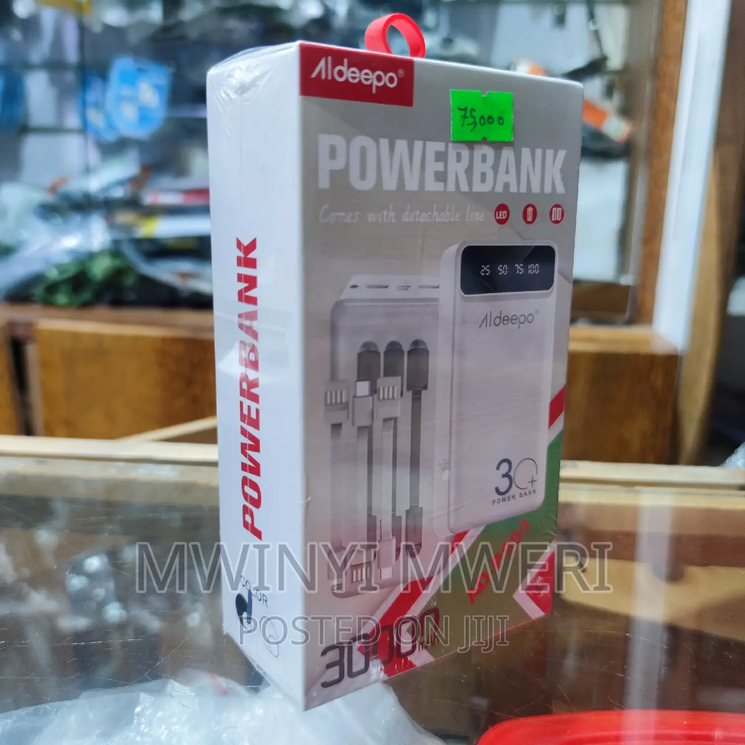 Aldeepo AD-P999 30000mah Digital Display Portable Power Bank
