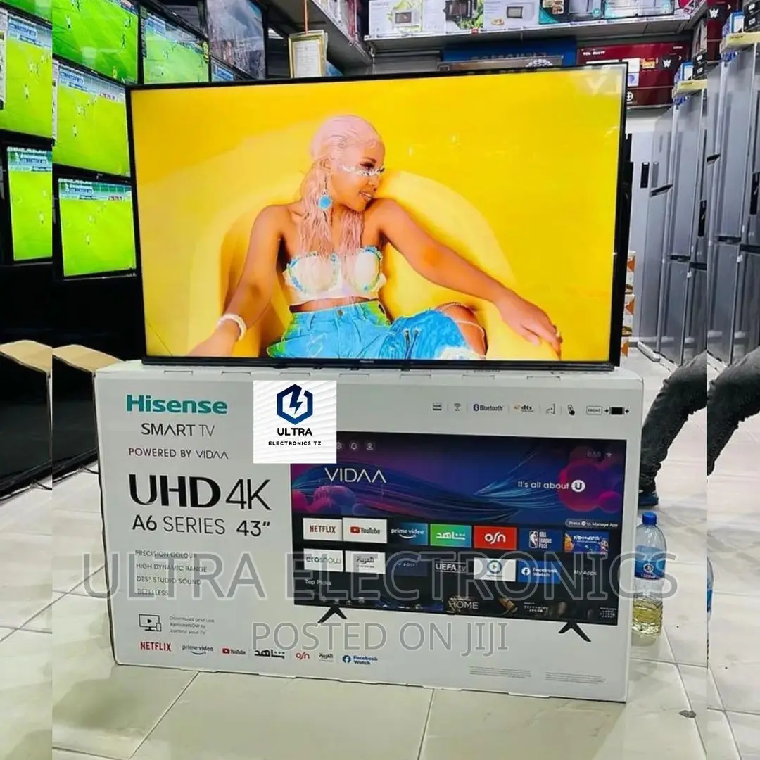 HISENSE Smart 4k UHD TV Yenye Inchi 43 📺🔥