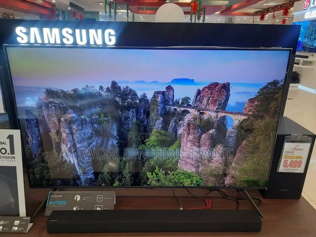 Offer! Samsung 65 Inch Smart Crystal Uhd Tv Au7000/7700