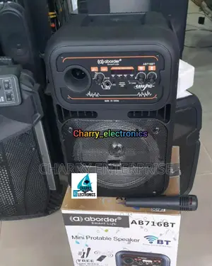 Aborder Portable Rechargeable Speaker With Bluetooth