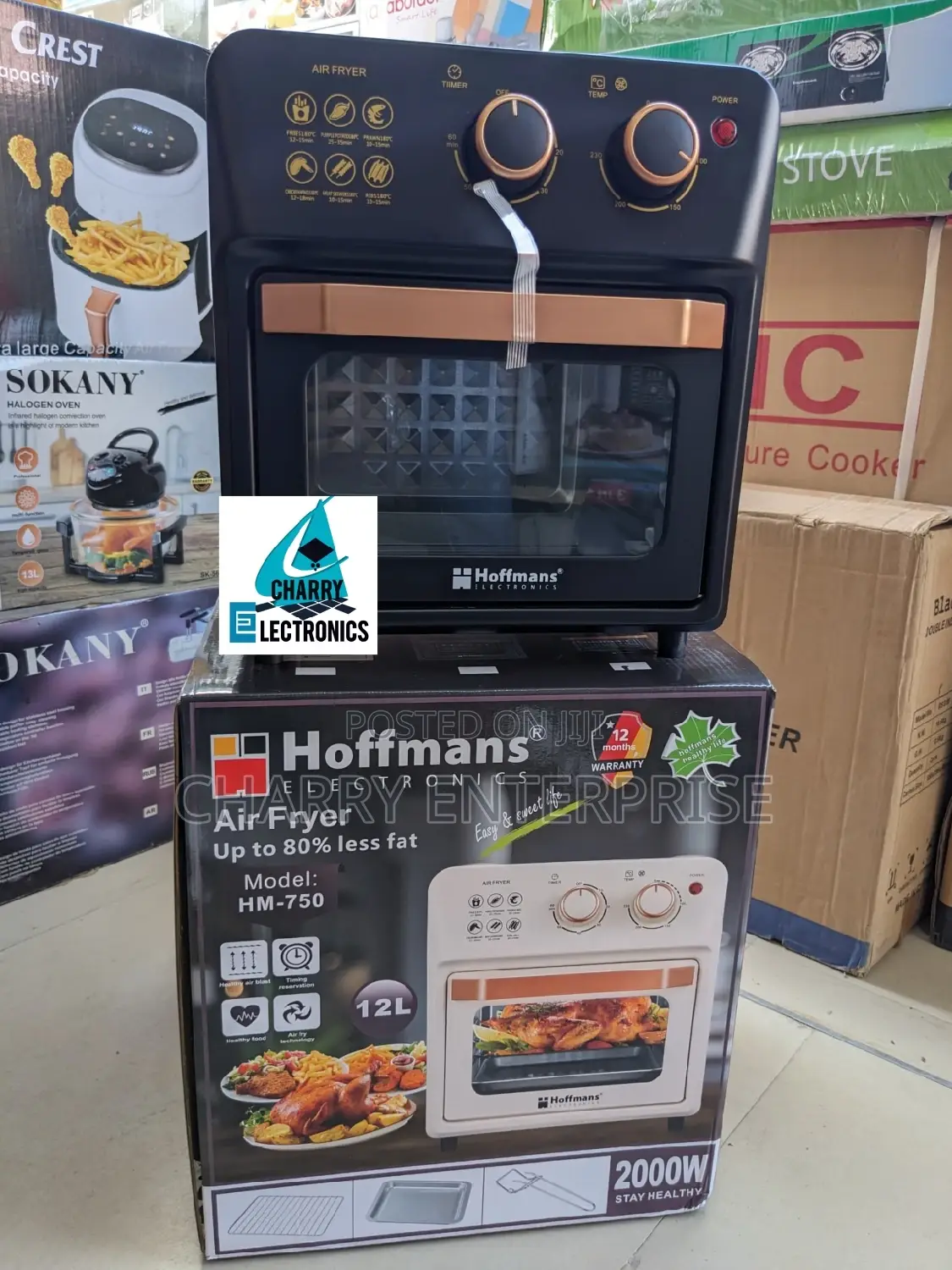 Hoffmans High Quality Air Fryer 
12l
2000w