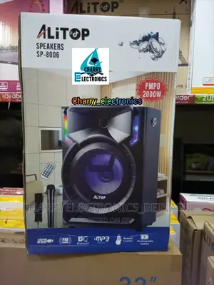 Photo - Alitop Portable Rechargeable Speaker With MicPMPO 2000W