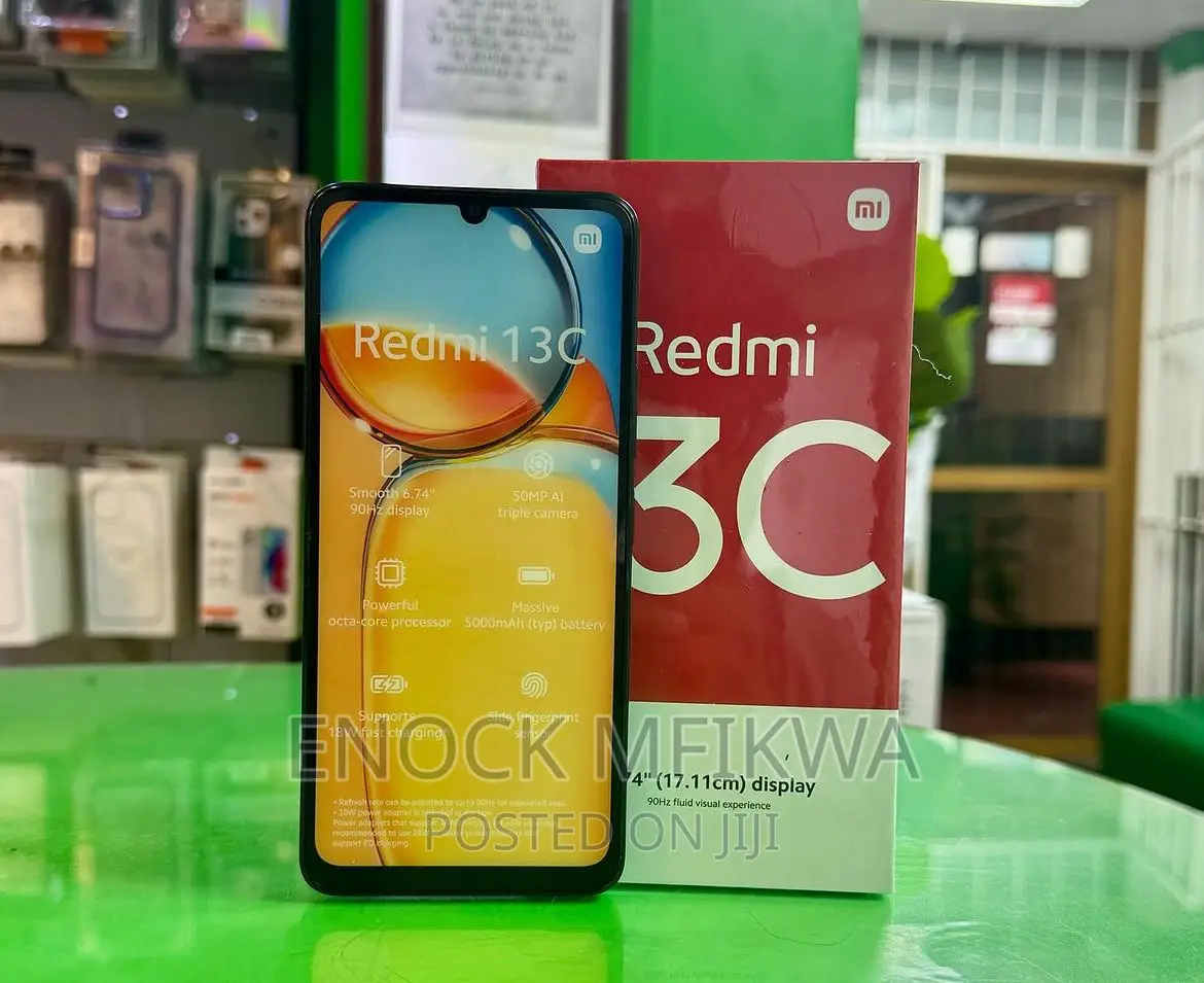 New Xiaomi Redmi 13C 128 GB Black