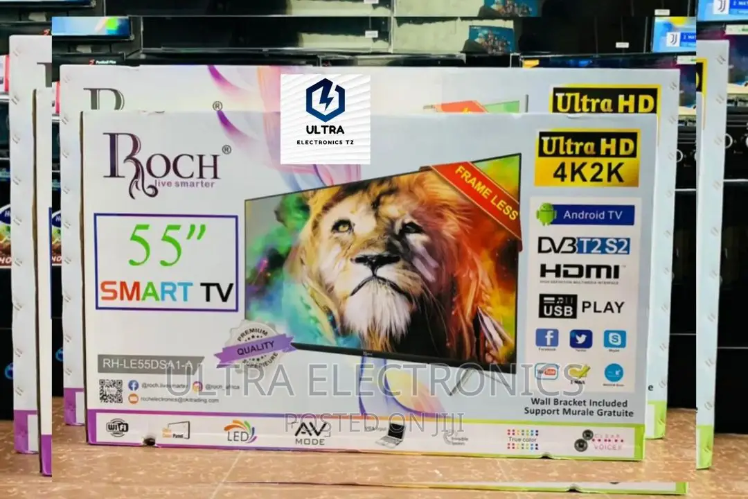 ROCH Smart Android UHD 4k2k TV Yenye Inchi 55  