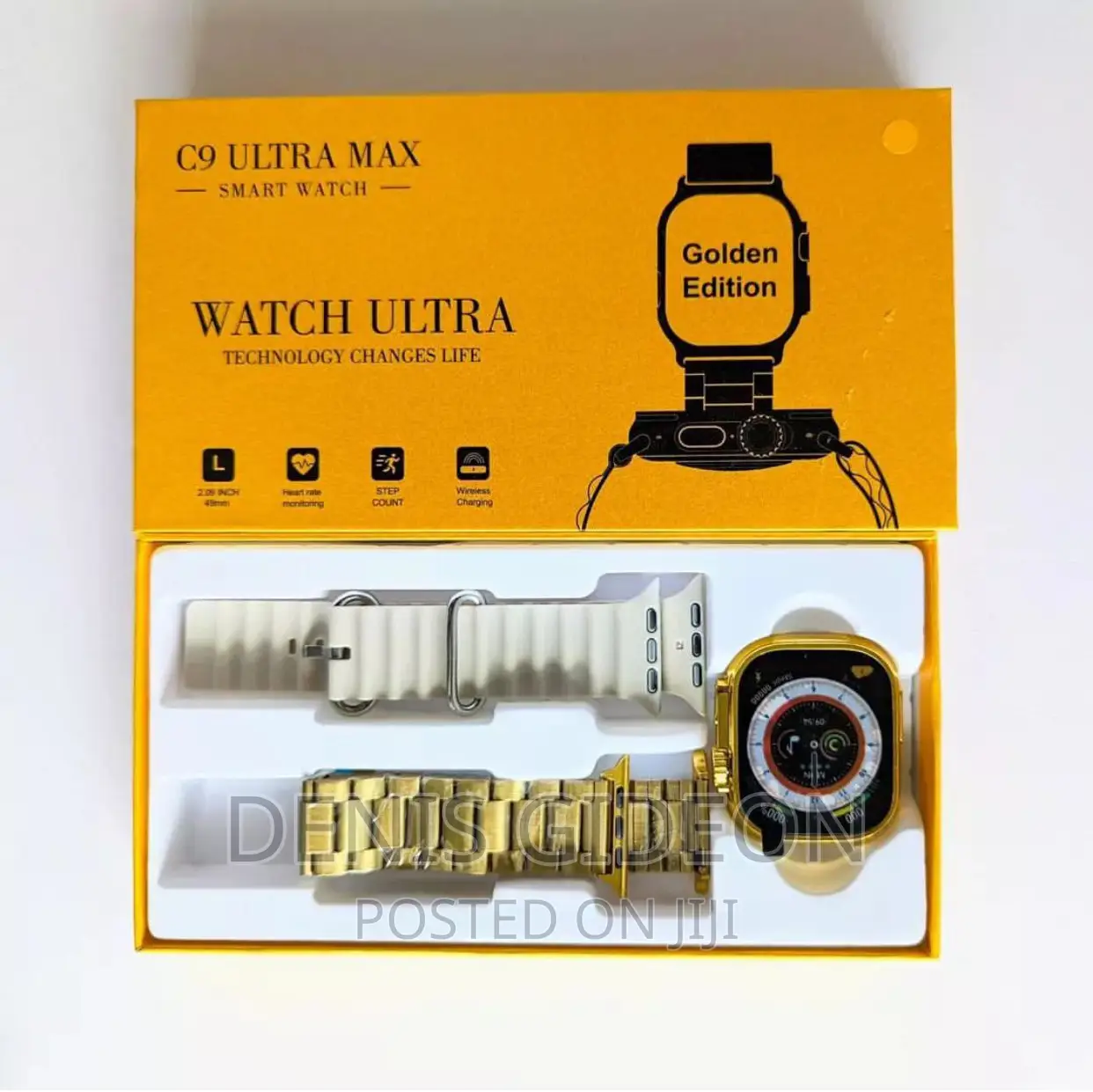 C9 Ultra Max Golden Edition Smart Watch