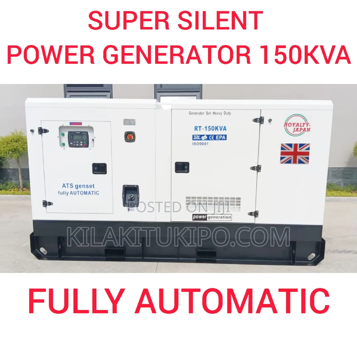 Generator Heavy Duty 150kva
