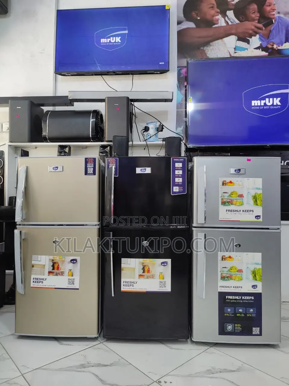 Mr.Uk Refrigerator 128L