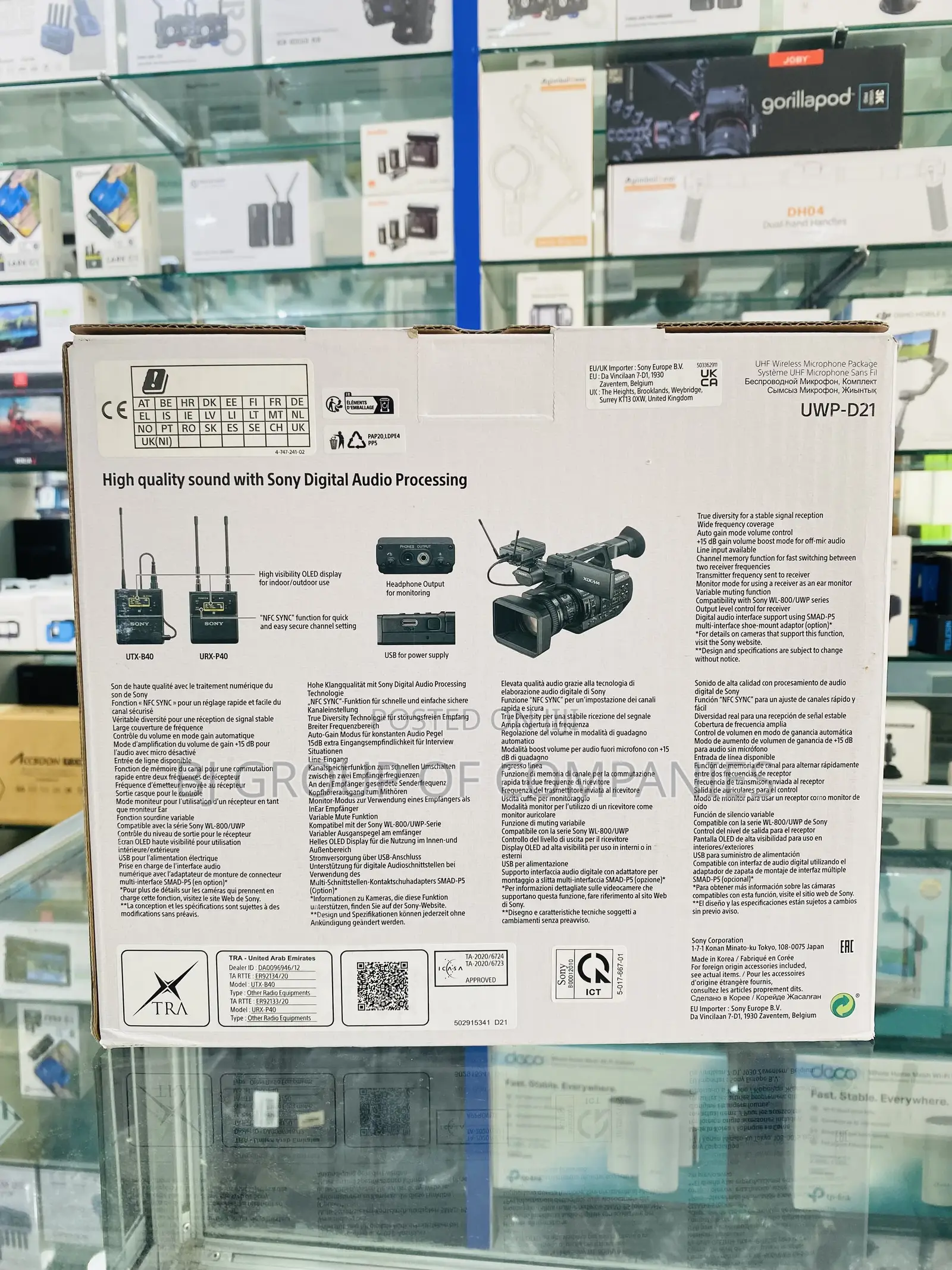 Sony UWP-D21 Camera-Mount Wireless Omni Lavalier Microphone