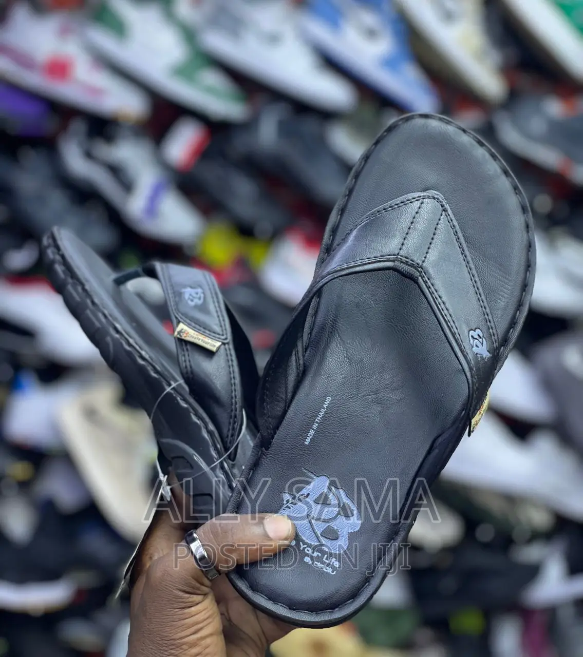 Sandals for Mens Black Brand RB Origina
