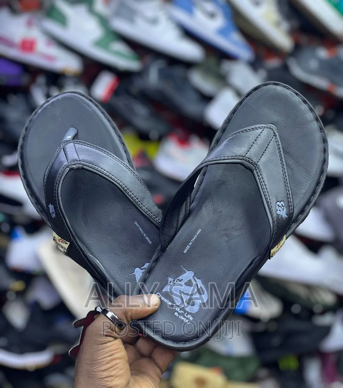 Sandals for Mens Black Brand RB Origina