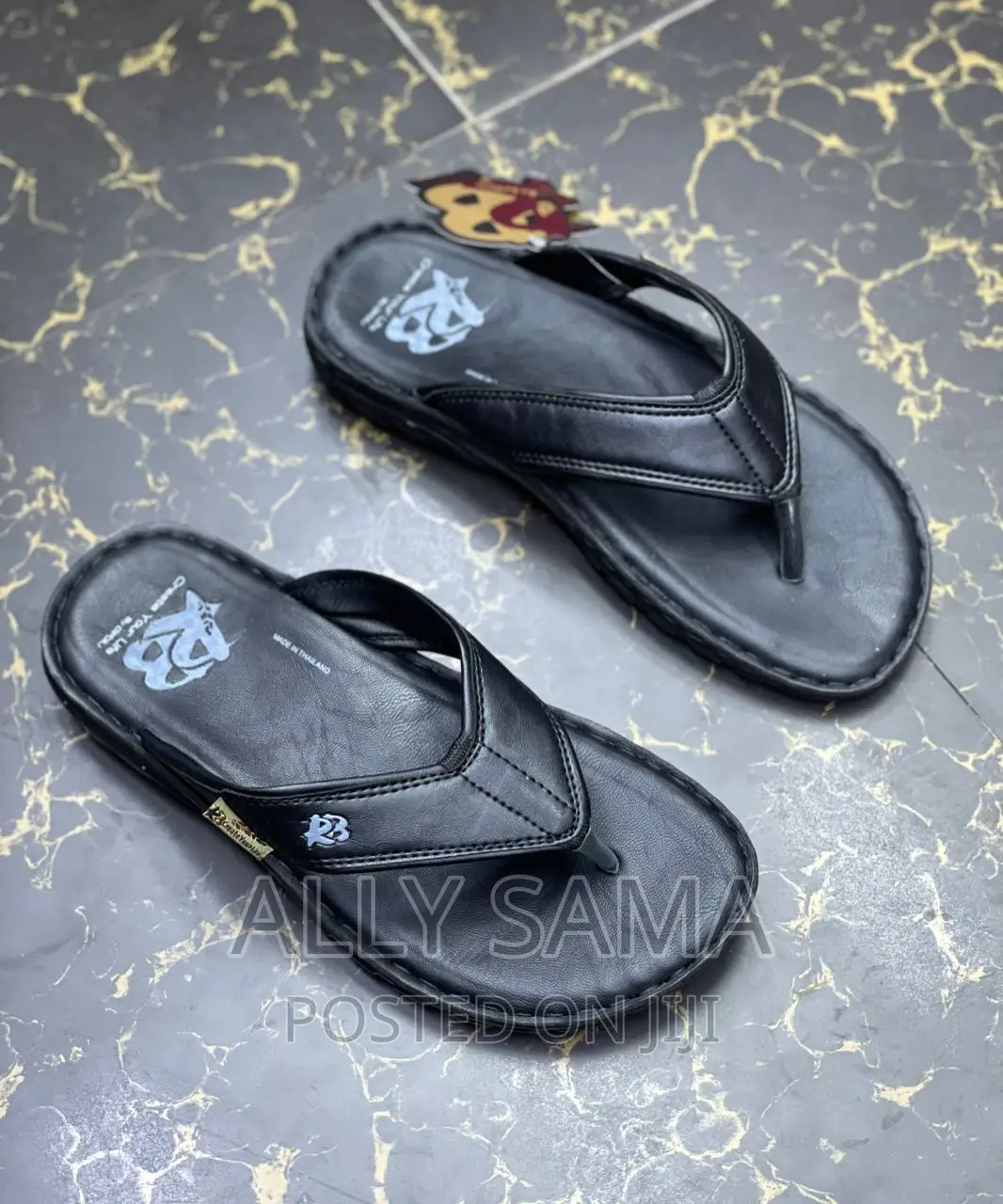 Sandals for Mens Black Brand RB Origina