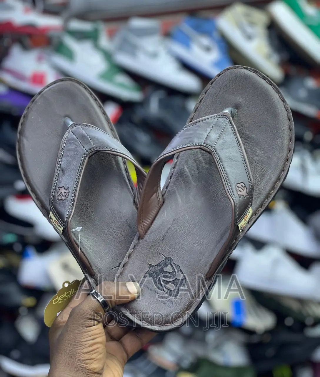 Sandals for Mens Coffee Brand RB Original