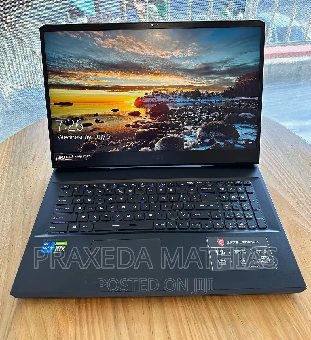 New Laptop MSI GP75 Leopard 32GB Intel Core I7 SSD 1T