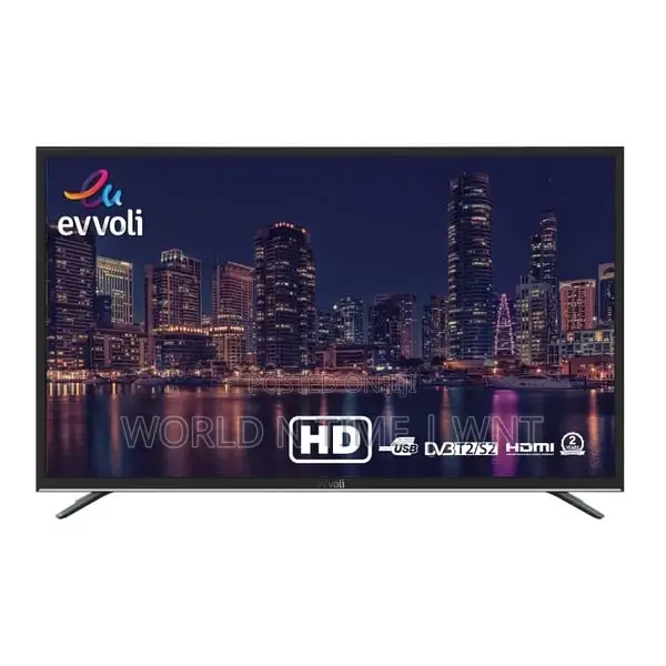 Evvoli LED 32 Inch, 32ev100d TV Tanzania, Ac/Dc DVB-T2