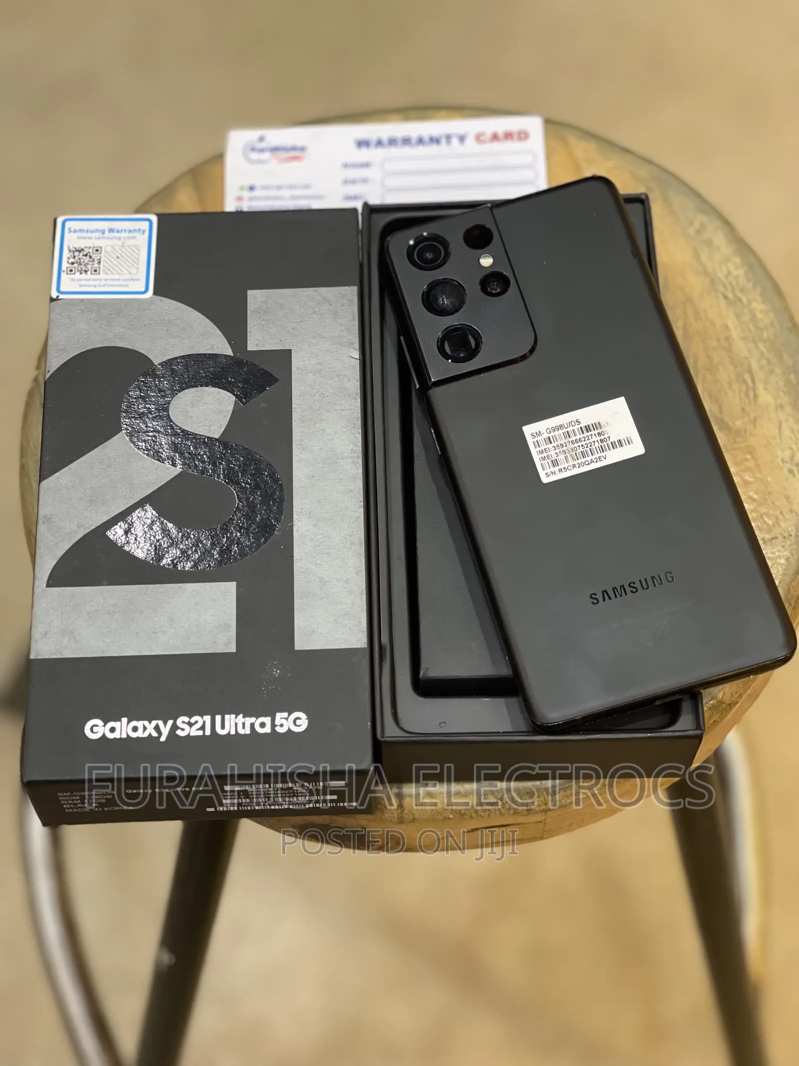 Samsung Galaxy S21 Ultra 5G 128 GB Black
