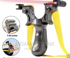 Hunting Resin Slingshot Shooting With Laser