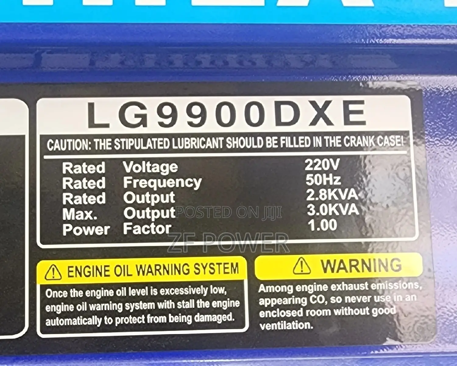 Generator Petrol 2.8kva