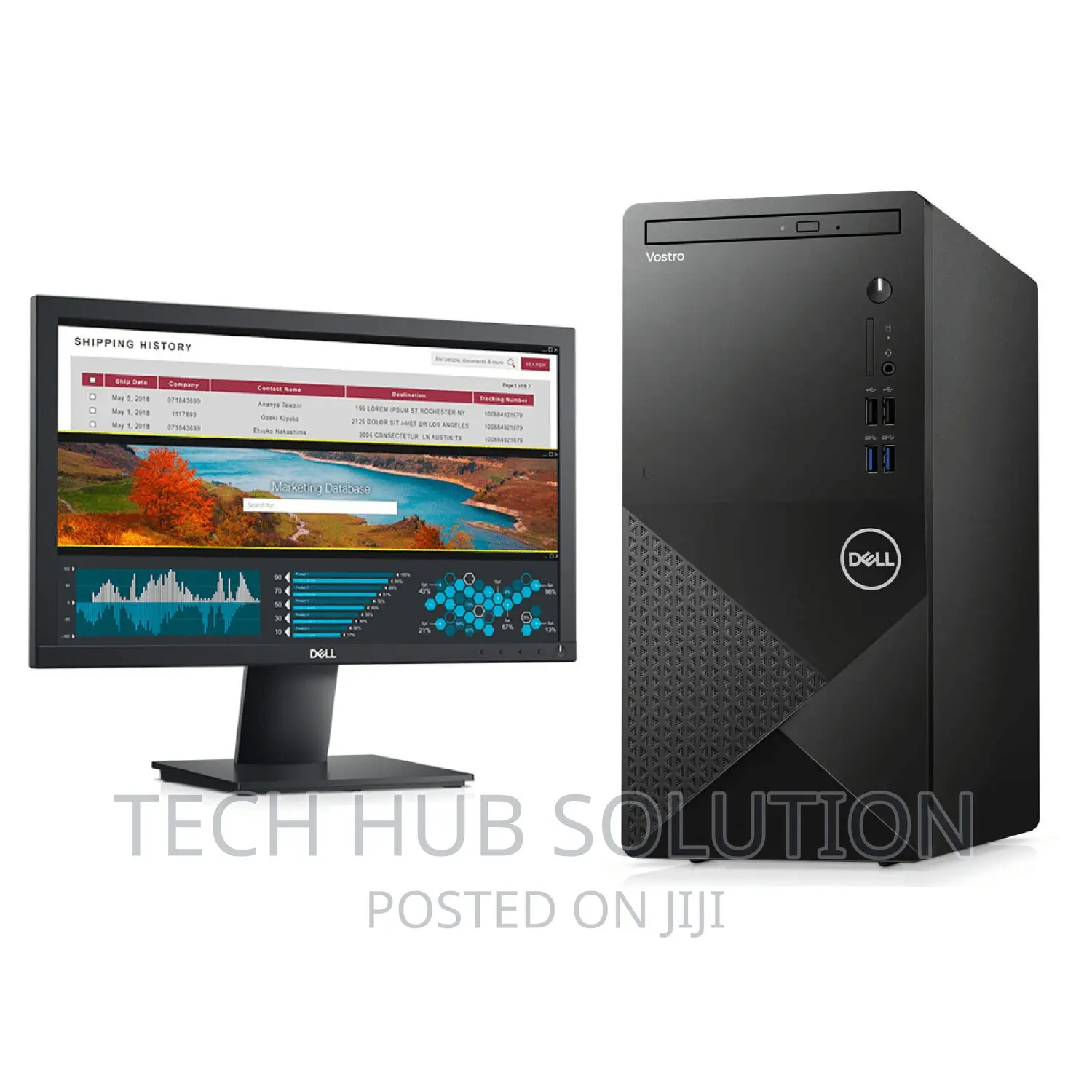 New Desktop Computer Dell Vostro 3900 4GB Intel Core I3 HDD 128GB