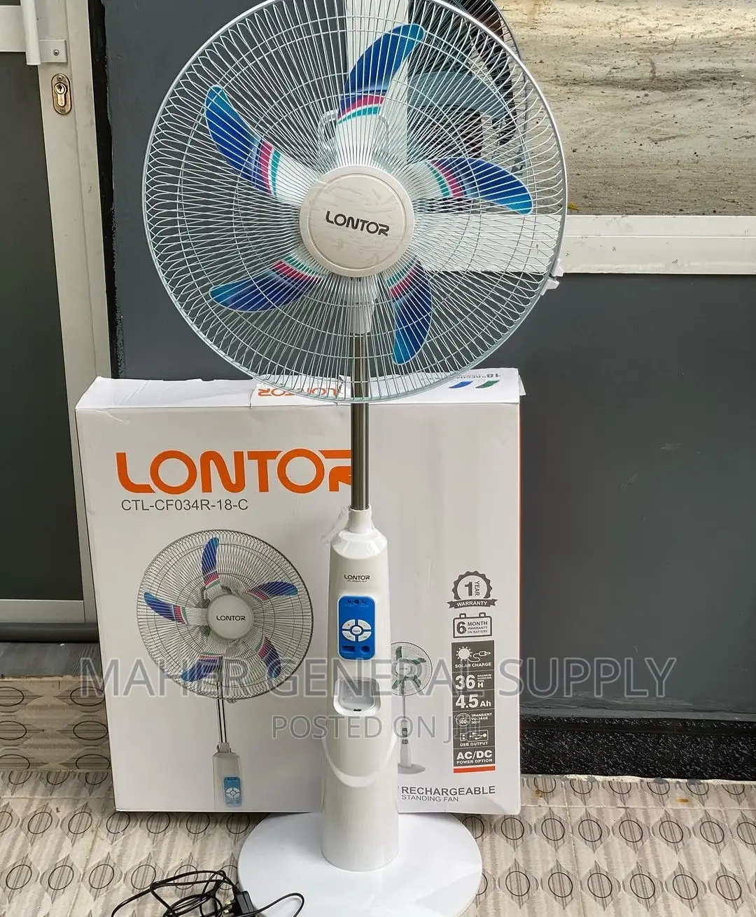 Lantor Rechargeable Fan