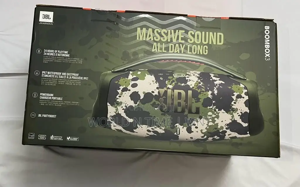 JBL Boombox 3 Army Portable Speaker