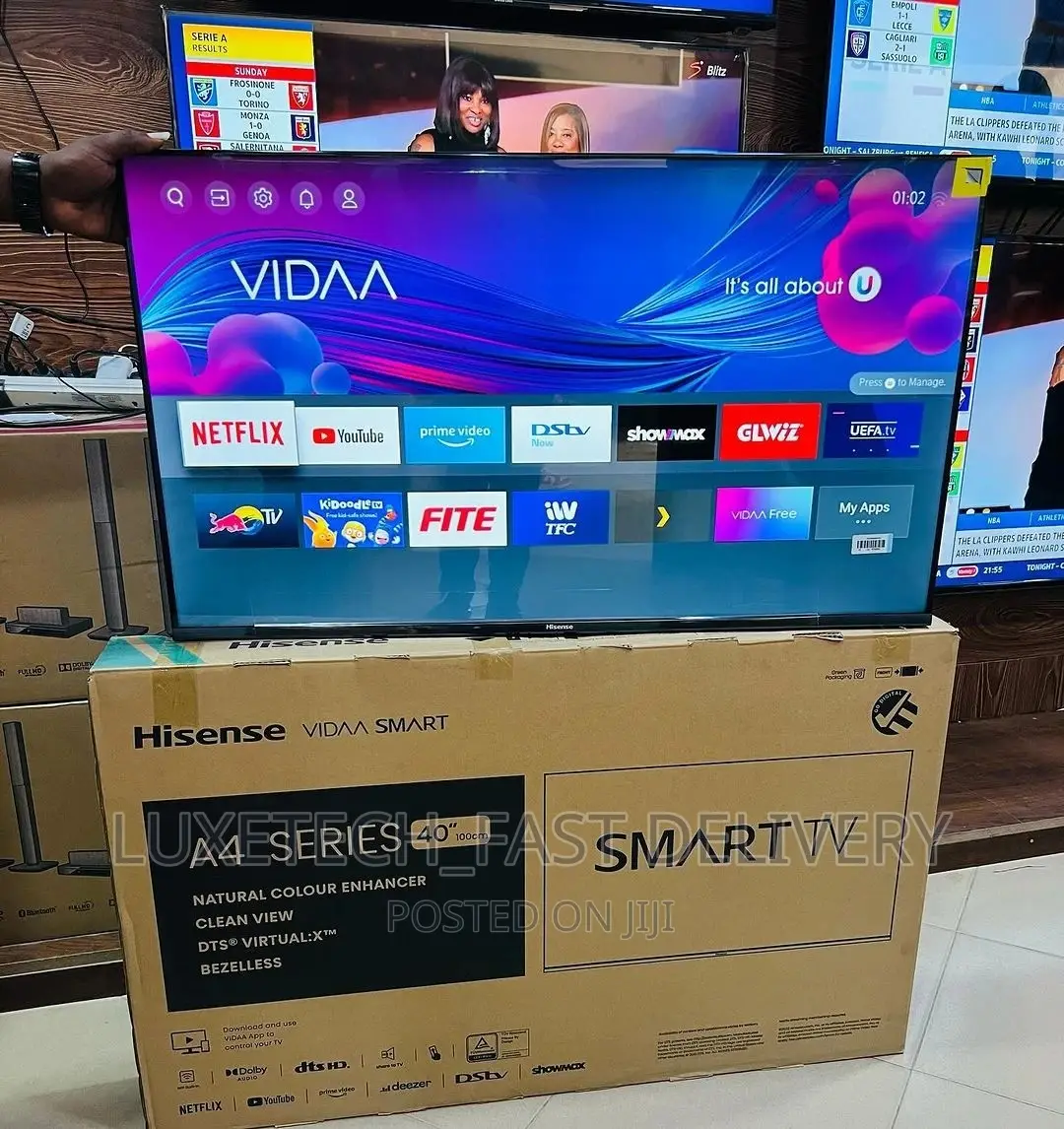 Hisense 40 Inches Smart Tv | Full Hd Quality | New A4 Series