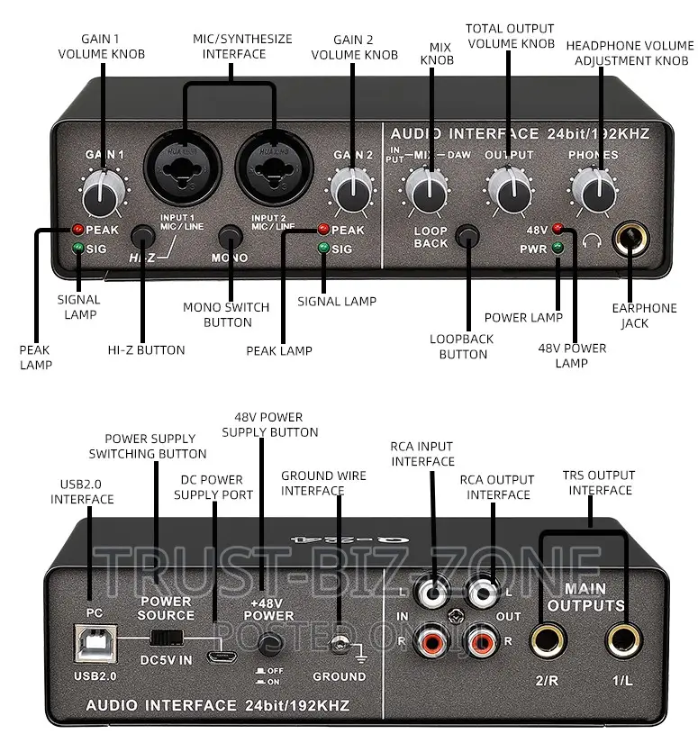 Q24 Studio Sound Card Njia2