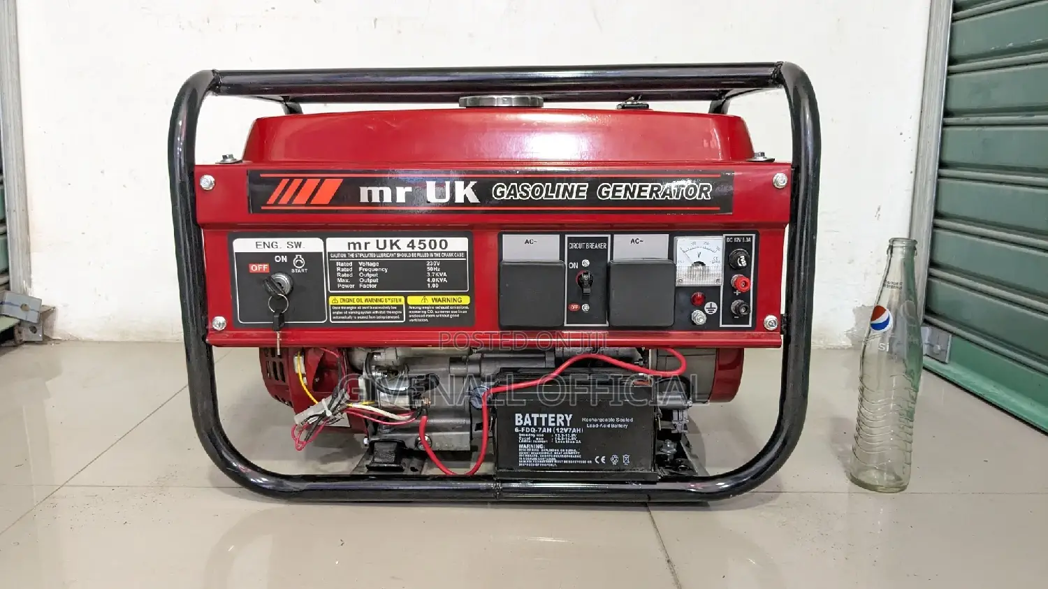 Ofa Ofa = Mr UK Generator Kva 4.5, Watts 4500, Imara Sana