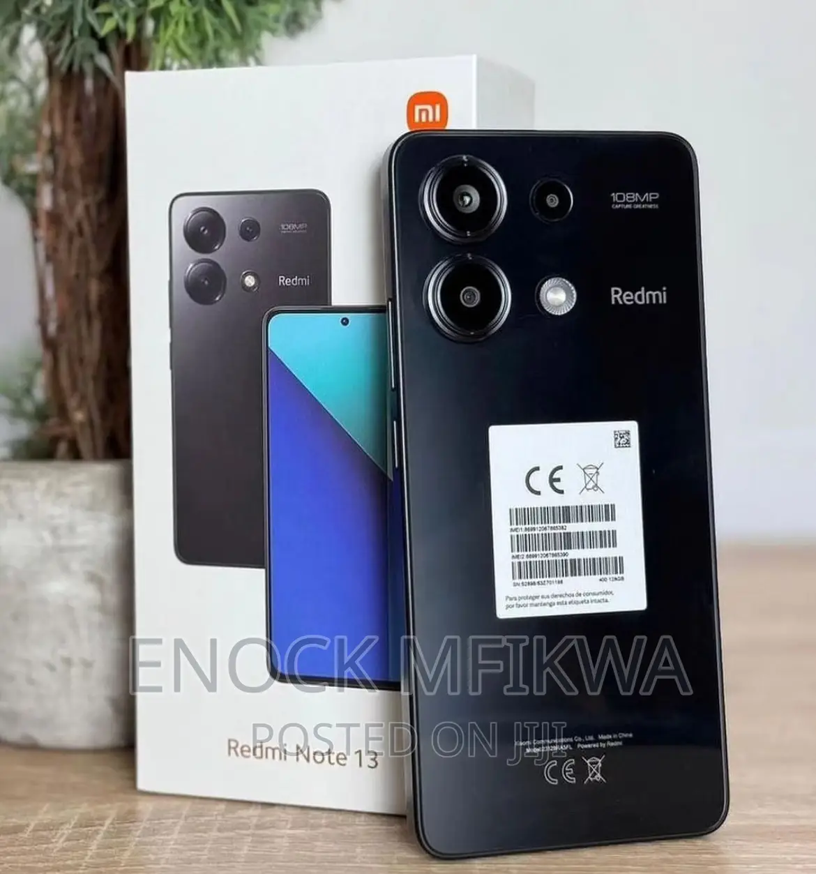 New Xiaomi Redmi Note 13 128 GB Black