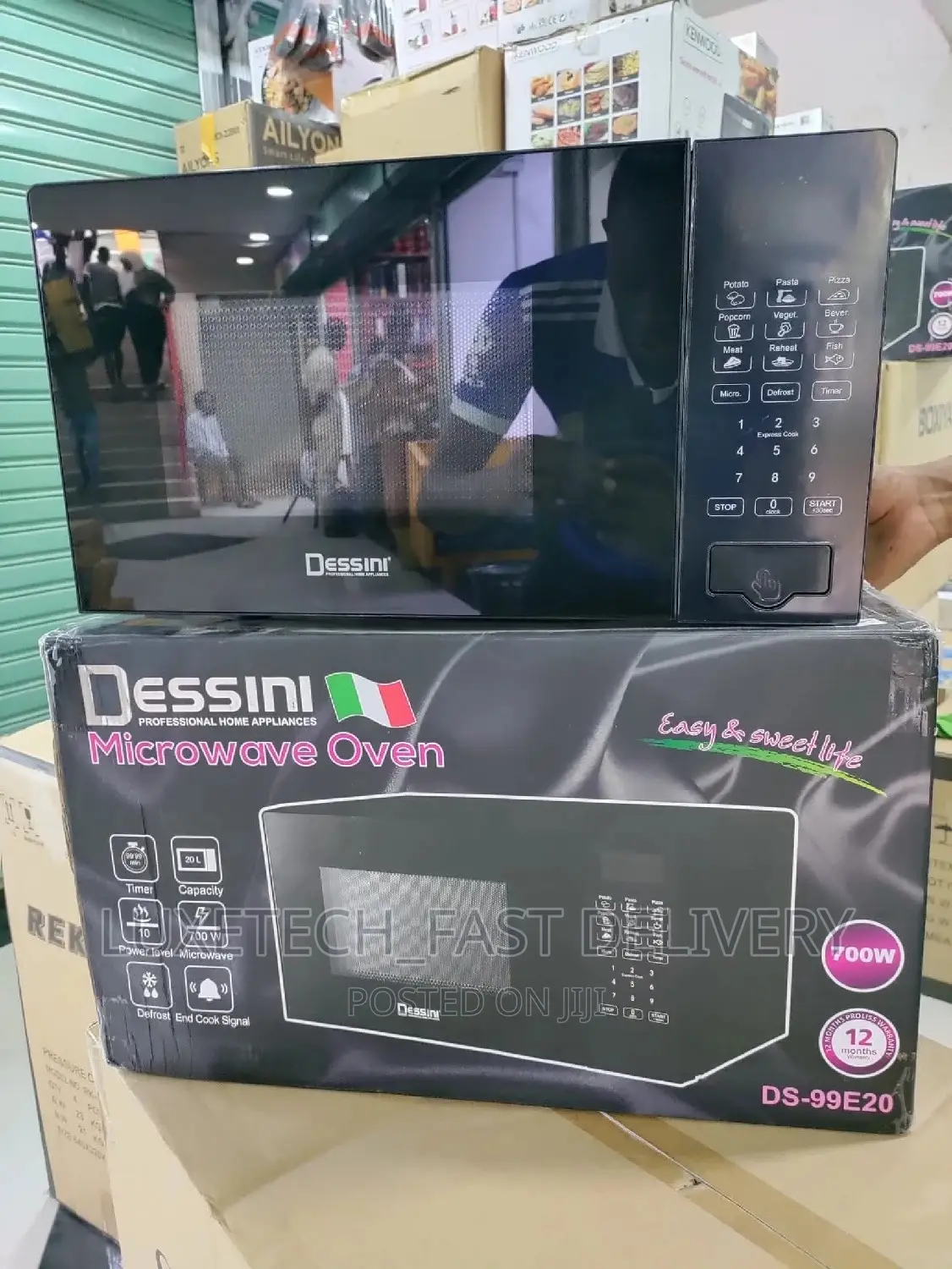 Dessini Digital Microwave Oven 20 Litres Inapasha Nakuchoma