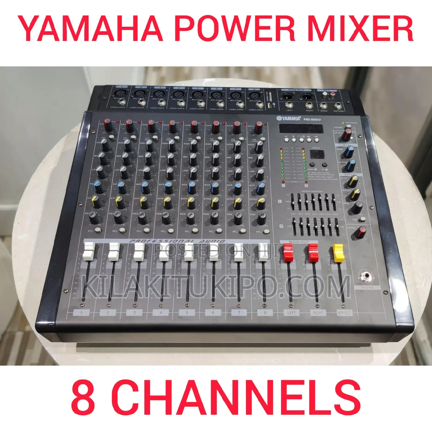 Yamaha Power Mixer 8channel