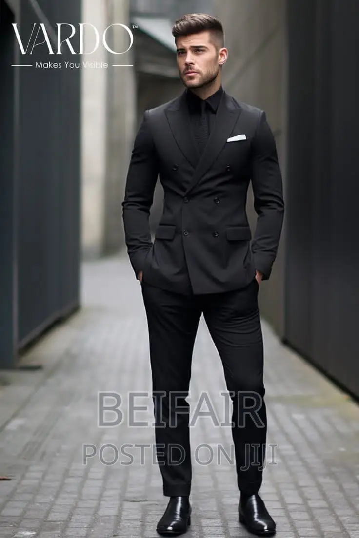 Men's Black Suit | Suti Nyeusi Za Kiume