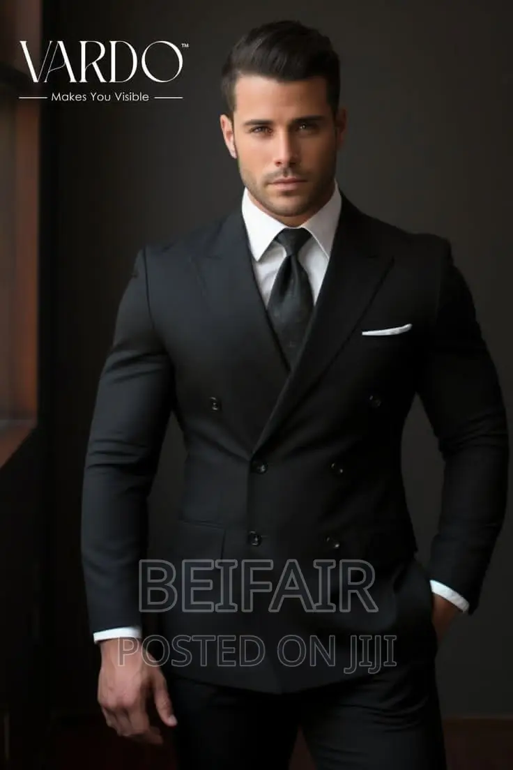 Men's Black Suit | Suti Nyeusi Za Kiume