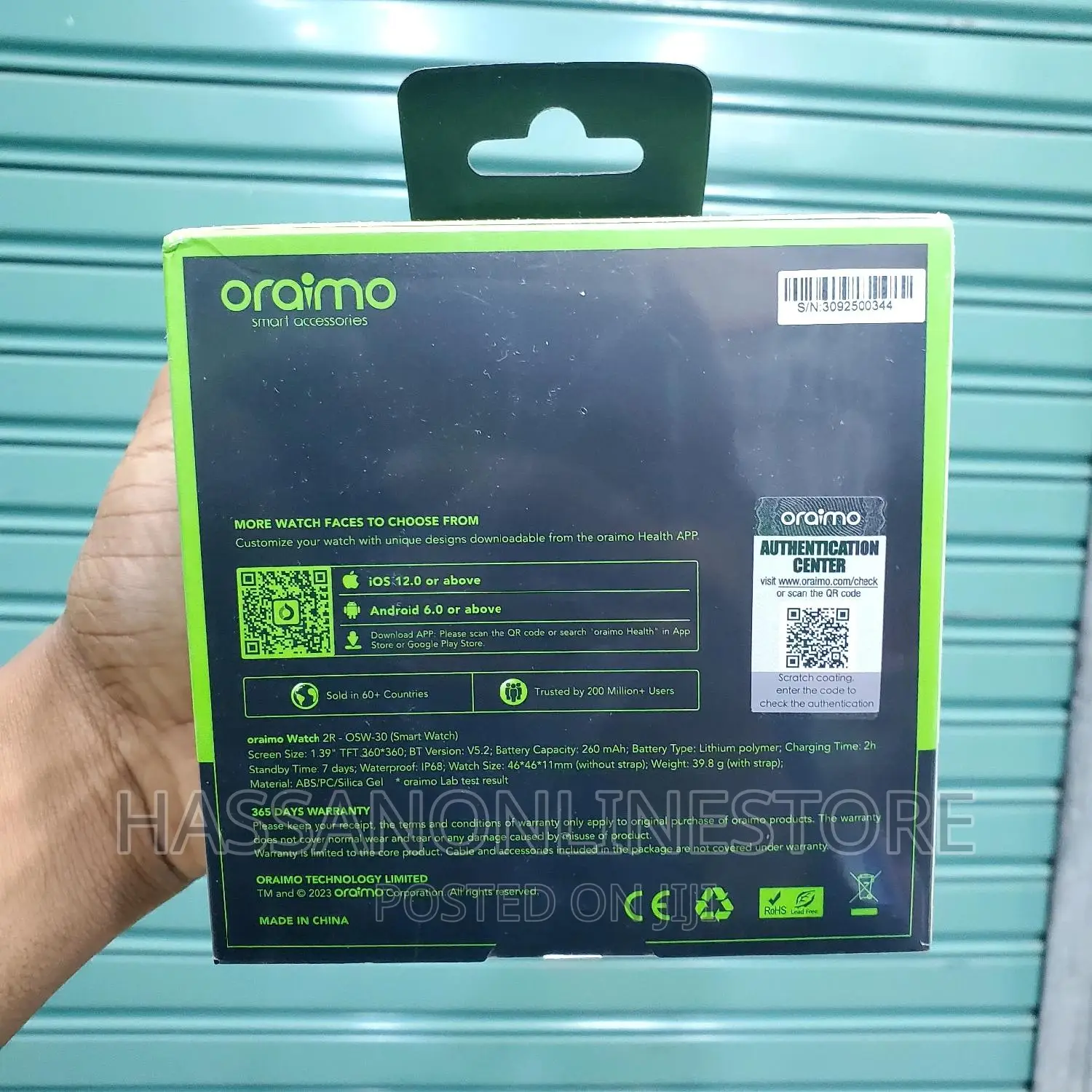 Oraimo Watch 2r Smartwatch