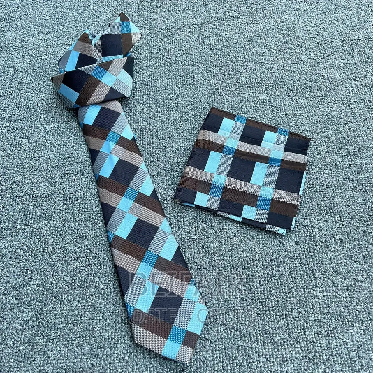 Tai Na Kitambaa Chake | Tie and Pocket Square