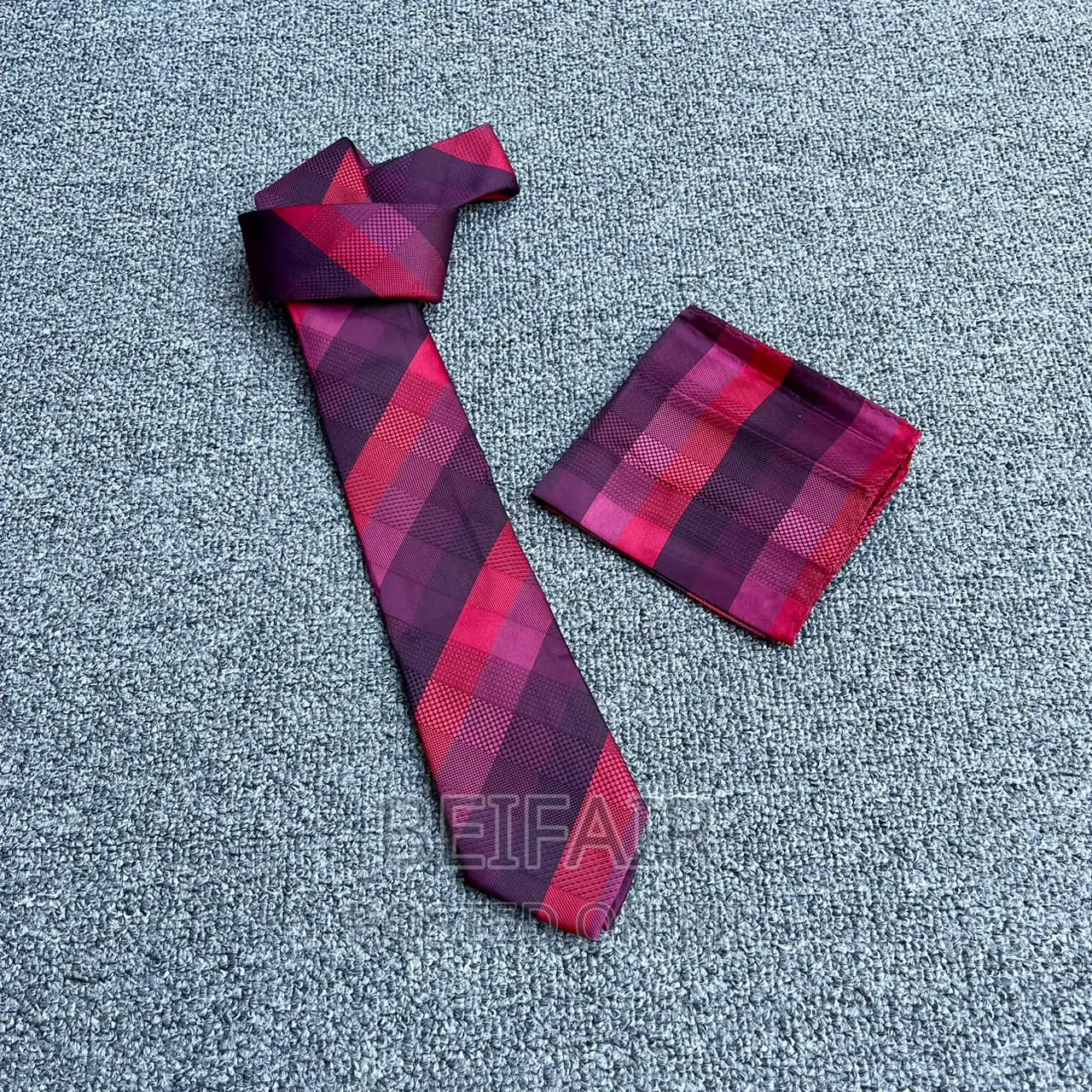 Tai Na Kitambaa Chake | Tie and Pocket Square