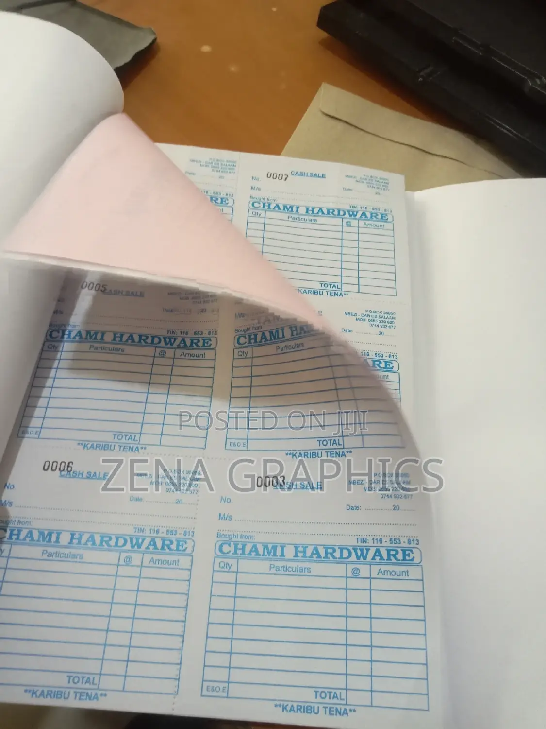 Cash Sale Book. (Receipt Book)