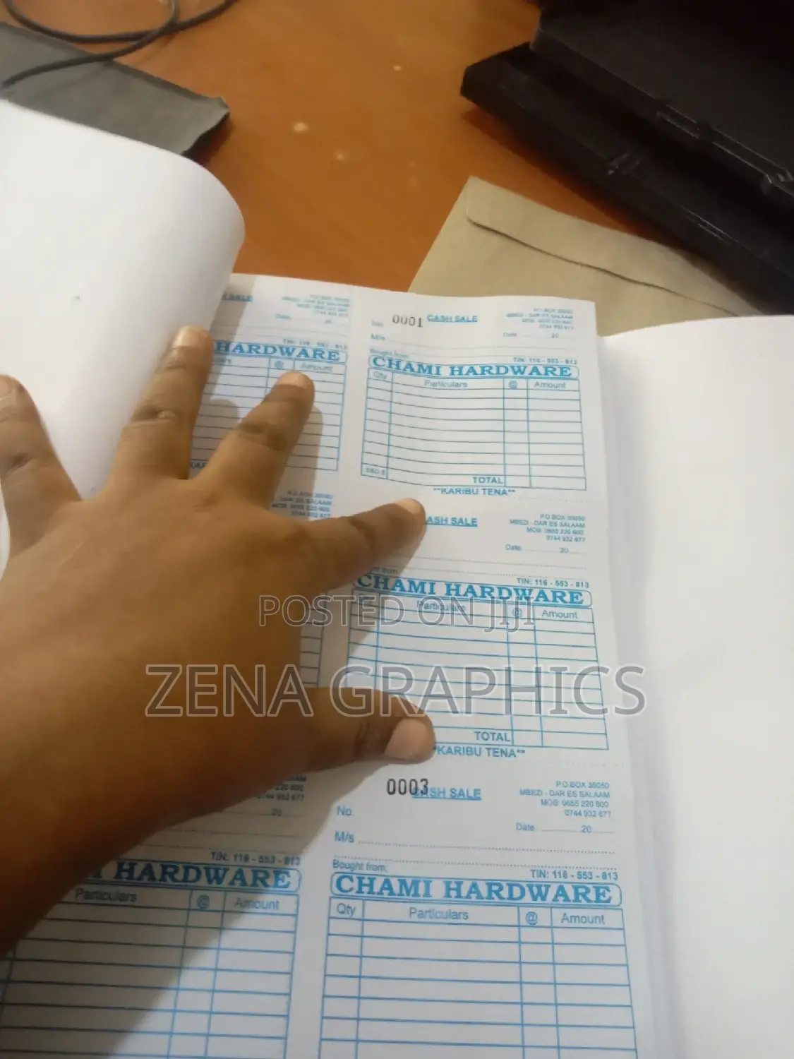 Cash Sale Book. (Receipt Book)