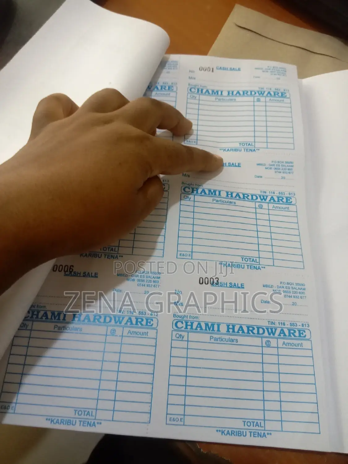 Cash Sale Book. (Receipt Book)
