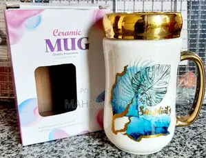 Ceramic Mug With Mirror Lid