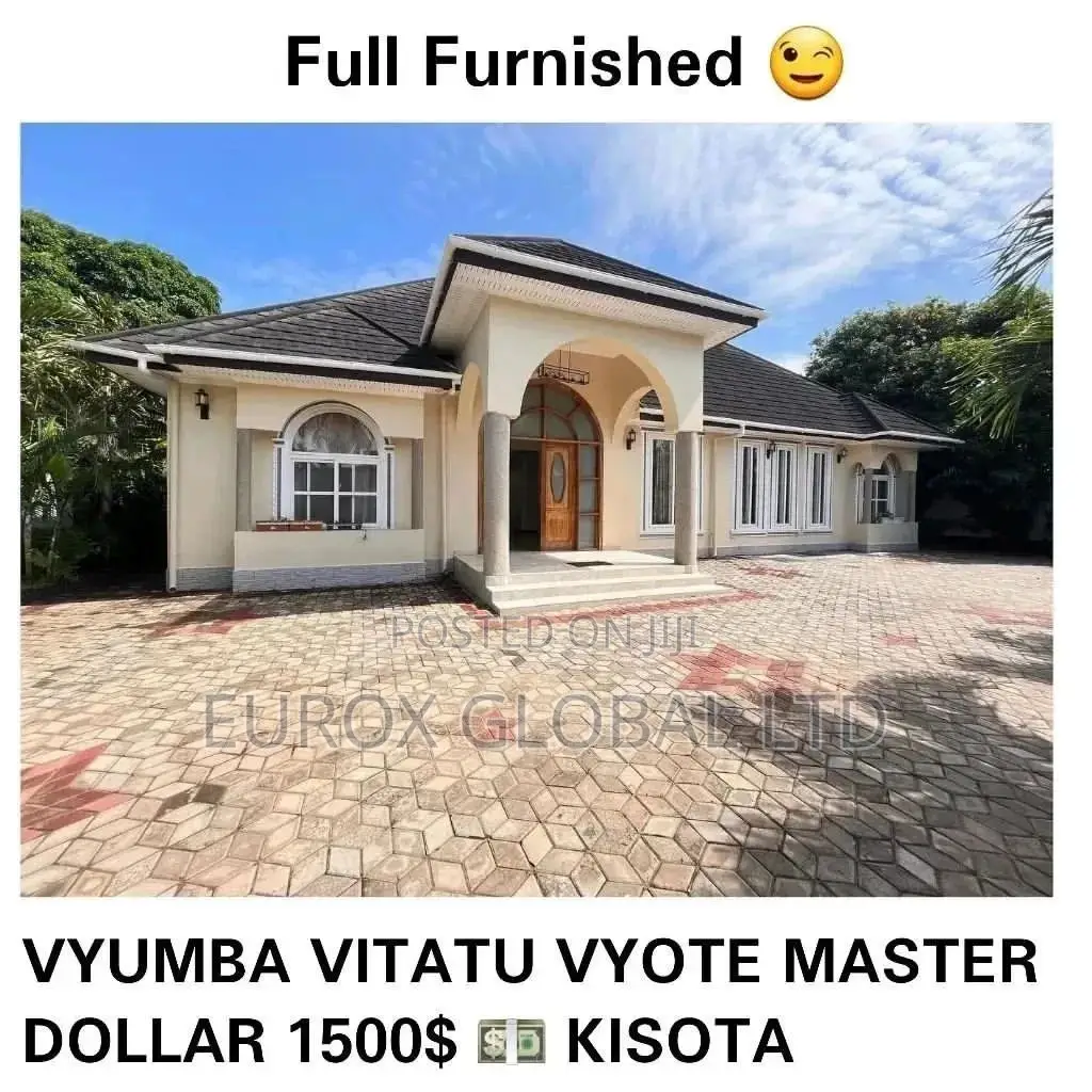 Furnished 3bdrm House in Kisota, Kigamboni for rent