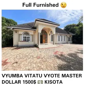 Furnished 3bdrm House in Kisota, Kigamboni for rent