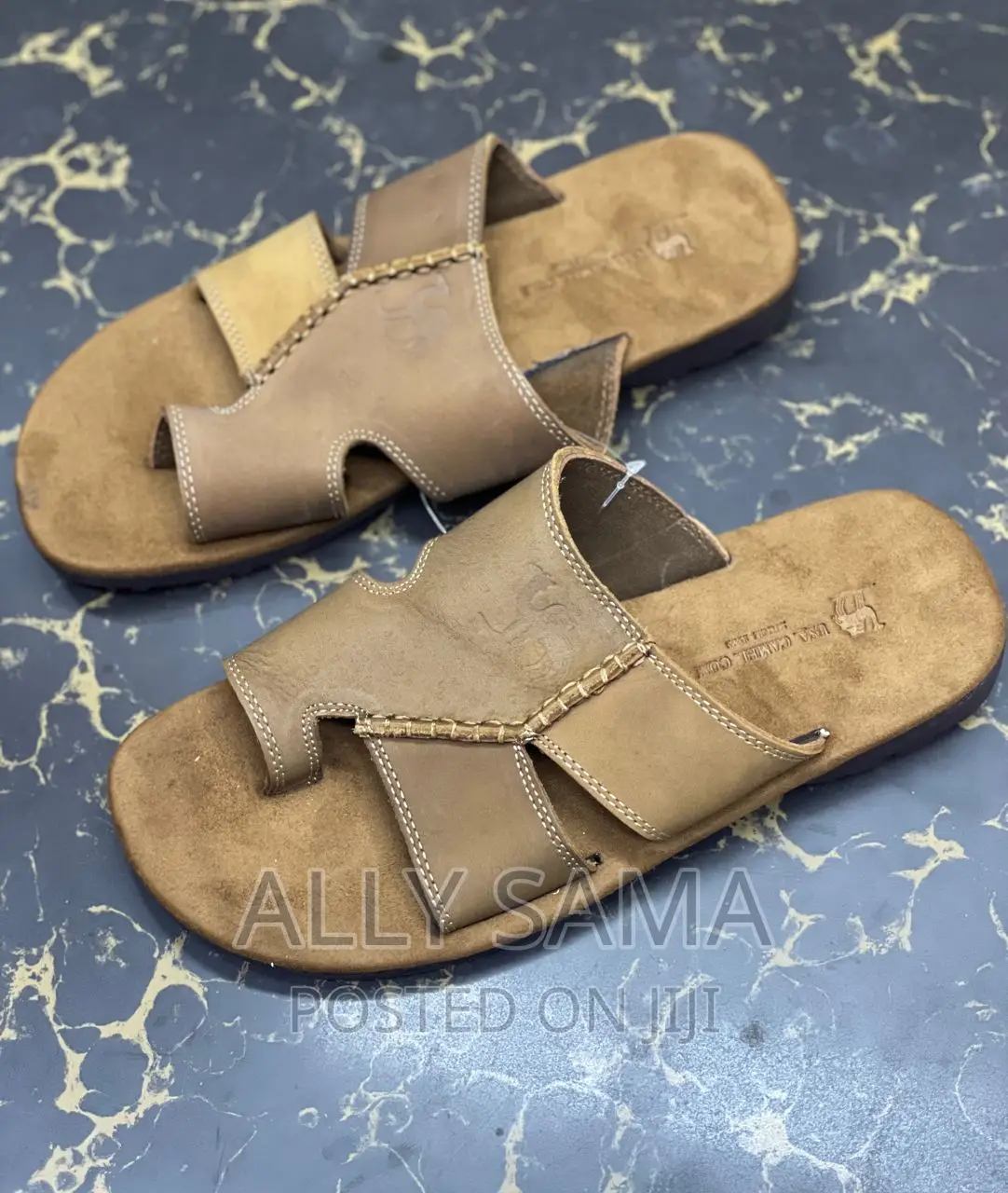 Open Shoes Camer Material Leather