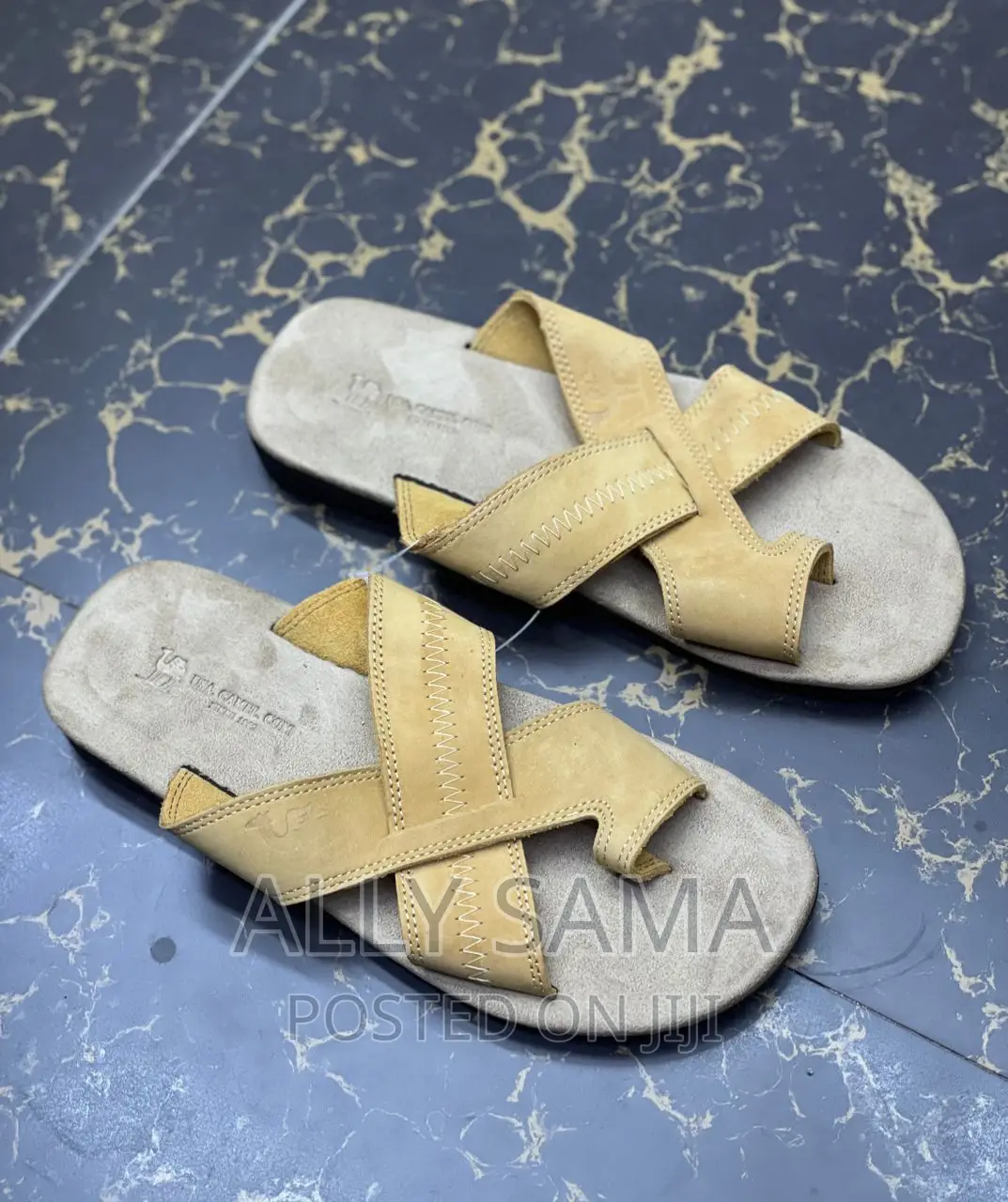 Opens Shoes Camer Brown Material Leather
