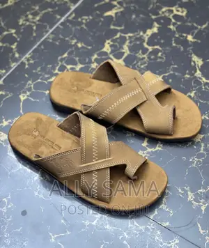 Opens Shoes Camer Brown Material Leather